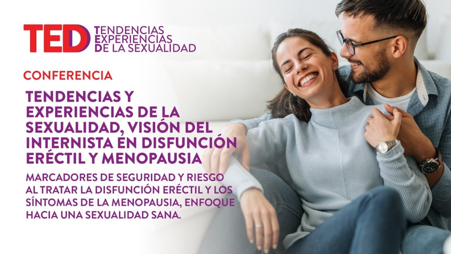 Pareja sonriendo